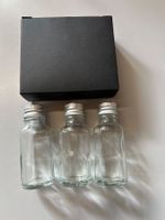 3 Glasflaschen 20 ml mit Schraubverschluss neuwertig