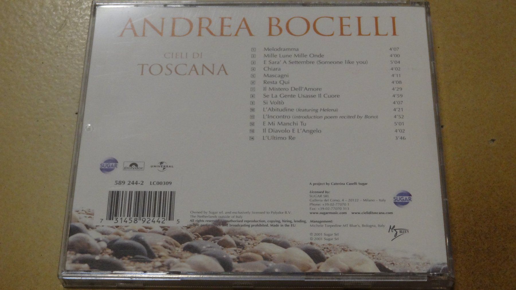 CD: Andrea Bocelli - Cieli di Toscana CD – Usato da Olten venduto da Disc-Verkauf 1