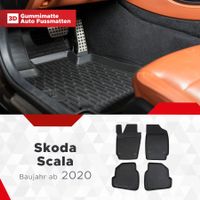 3D Skoda Scala Fussmatten ab 2020