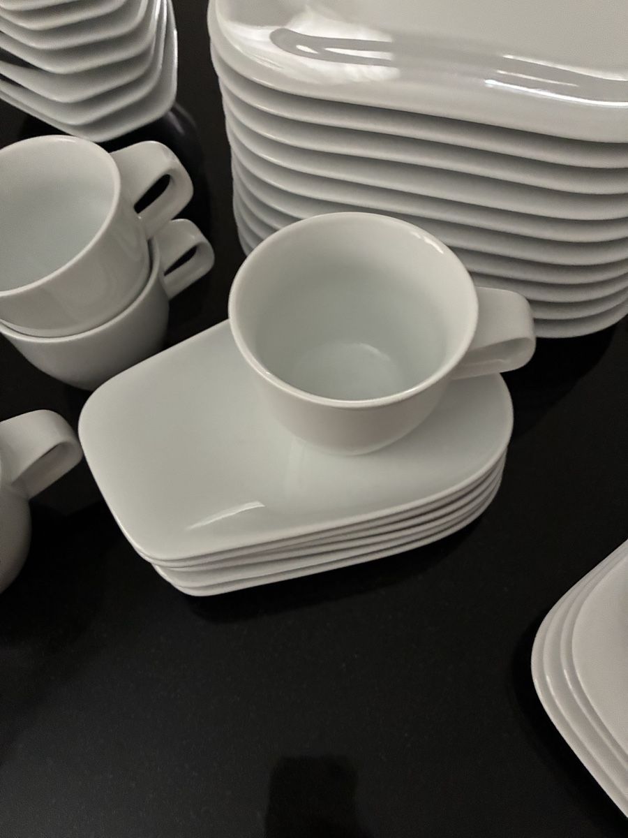 Kahla Set di piatti: Kahla Geschirrset weiss – Usato da Uitikon Waldegg venduto da sarab6928 1