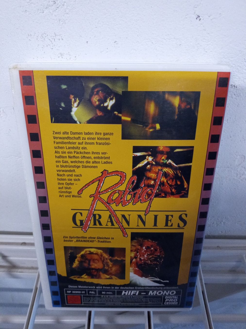 VHS RABID GRANNIES ASTRO VIDEO KULT SPLATTER COMEDY HORROR (Gebraucht ...