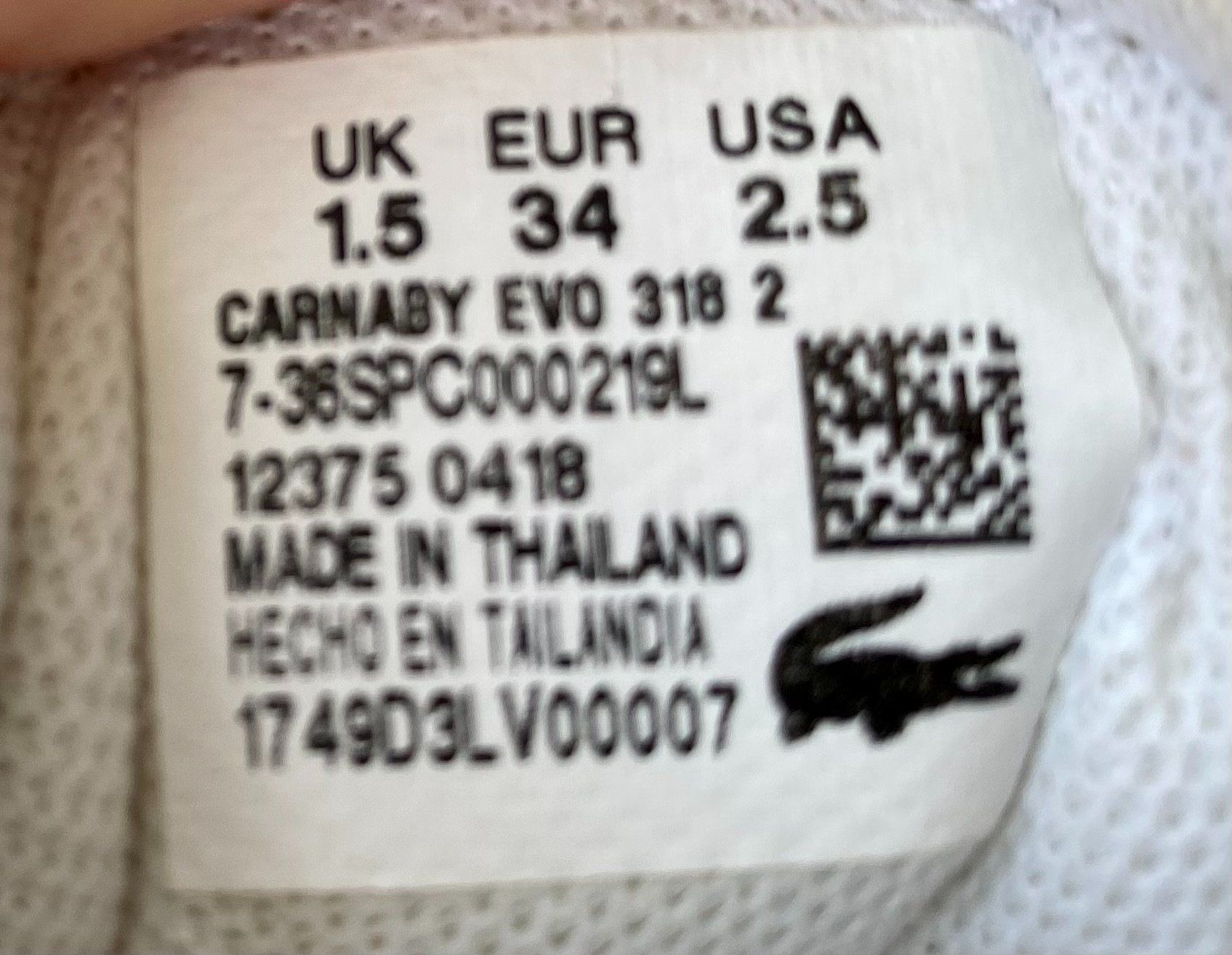 Lacoste Scarpe per ragazze: Chaussures LACOSTE     t. 34 – Usato da Peseux venduto da Gilloss 6