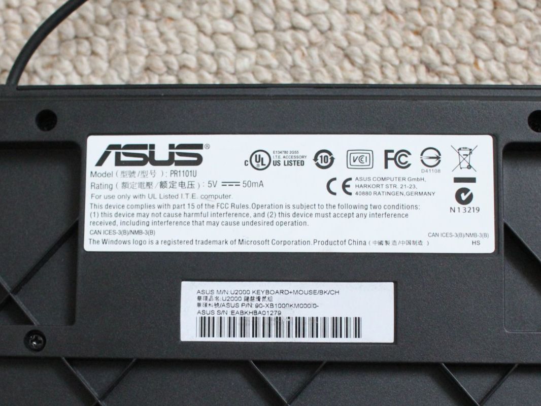 Asus Tastaturen: ASUS Tastatur – Gebraucht aus kleindöttingen von kurtli00 1