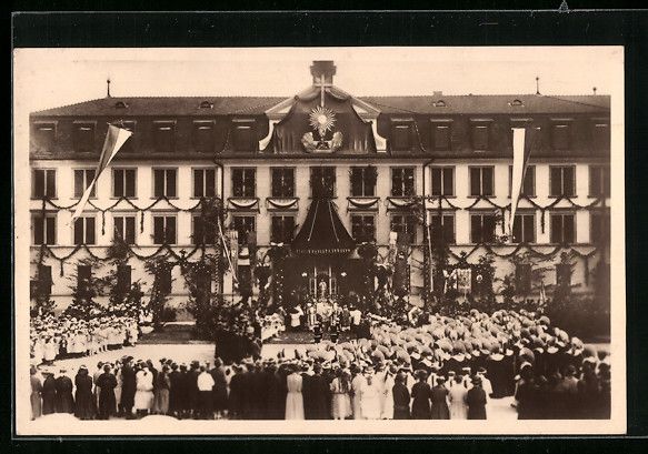 Cartoline postali: AK Appenzell, Kollegium St. Antonius – Usato da Berlin venduto da bartko-reher