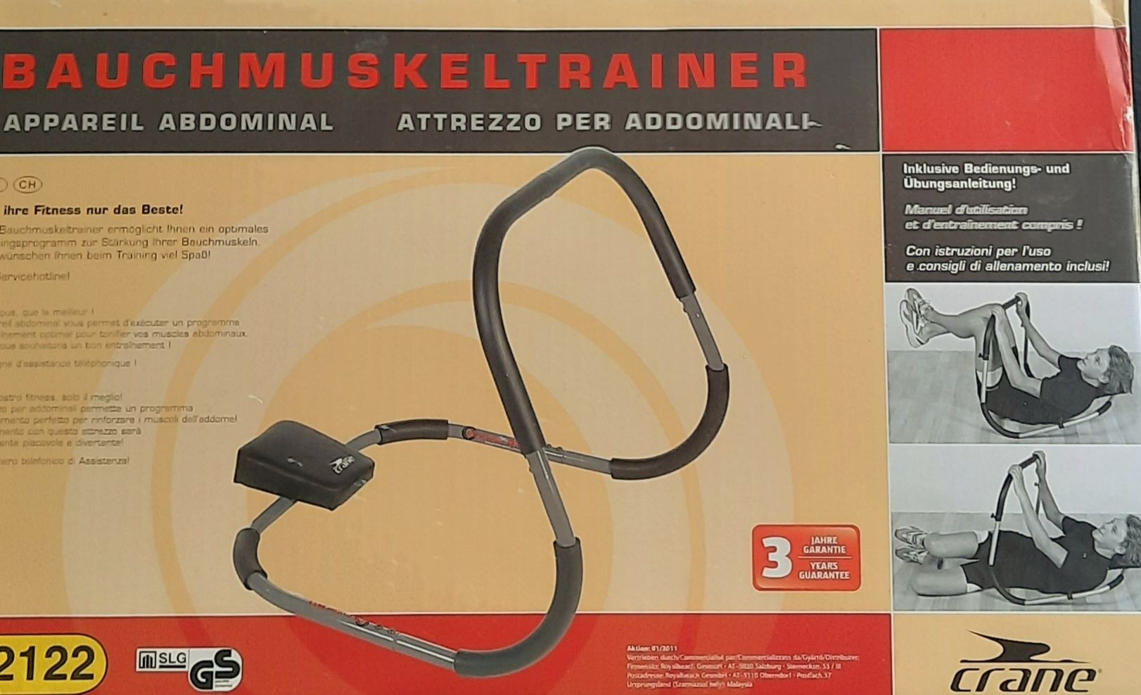 Vélos d'appartement: Bauchmuskeltrainer  Neu – Neuf avec emballage d'origine à Rotkreuz par schweizerin72 1
