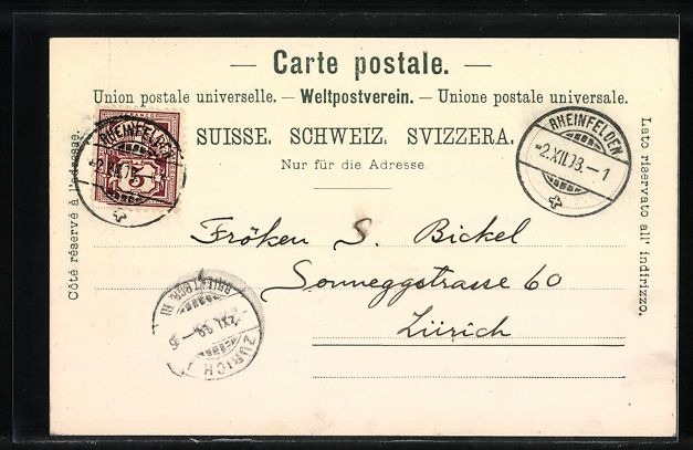 Cartoline postali: Mondschein-AK Rheinfelden, Uferpartie – Usato da Berlin venduto da bartko-reher 1