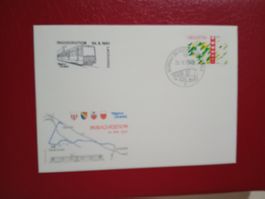 Sonderbrief Lausanne Metro Ouest Inauguration 1991