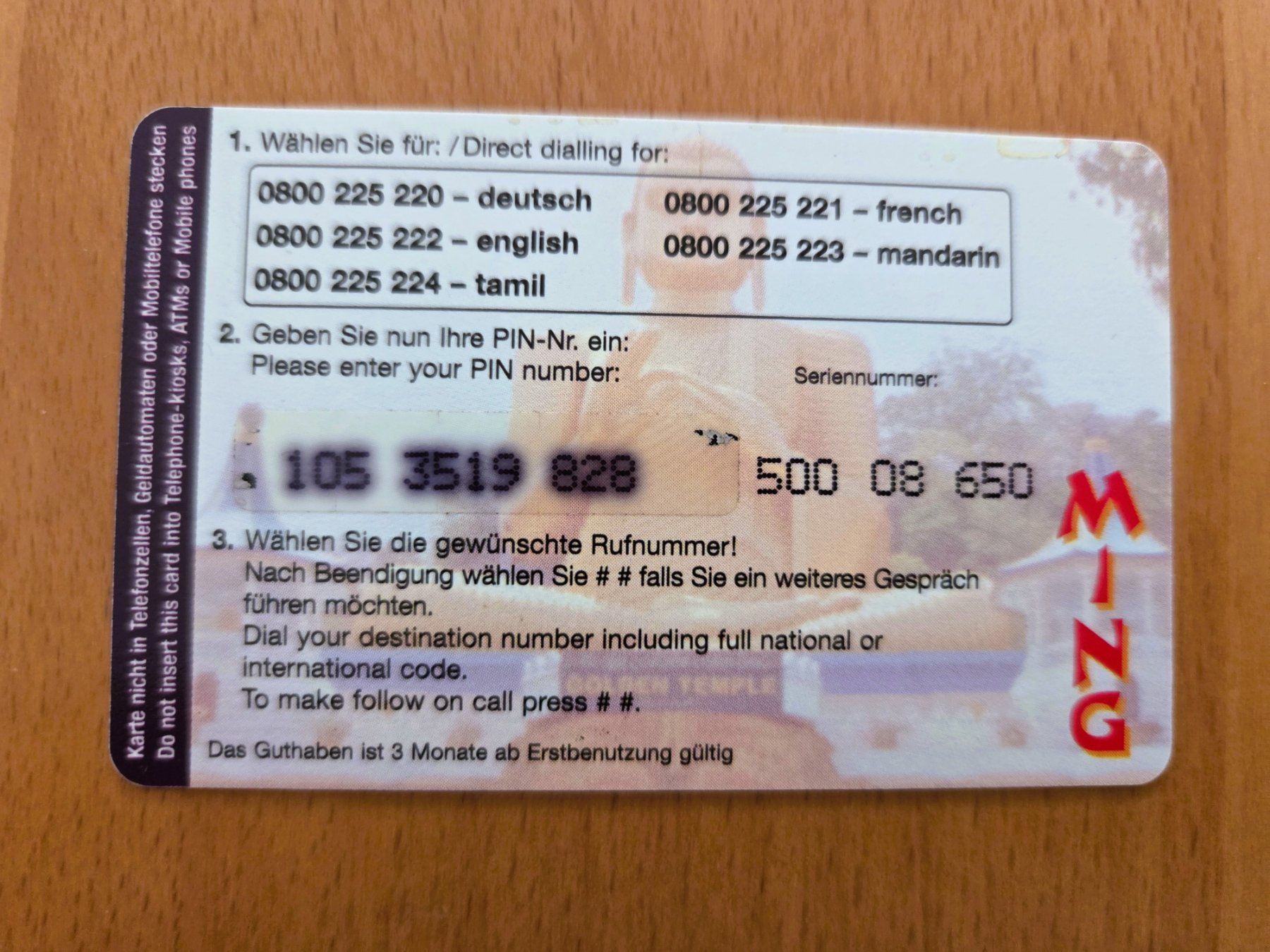 Schede telefoniche: PREPAID - SCHWEIZ – Usato da Brüttisellen venduto da Nighttrain 1