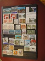 LOT VOLLSTEMPEL, MEIST NEUERE, 41 STÜCK AUF PAPIER + LOSE