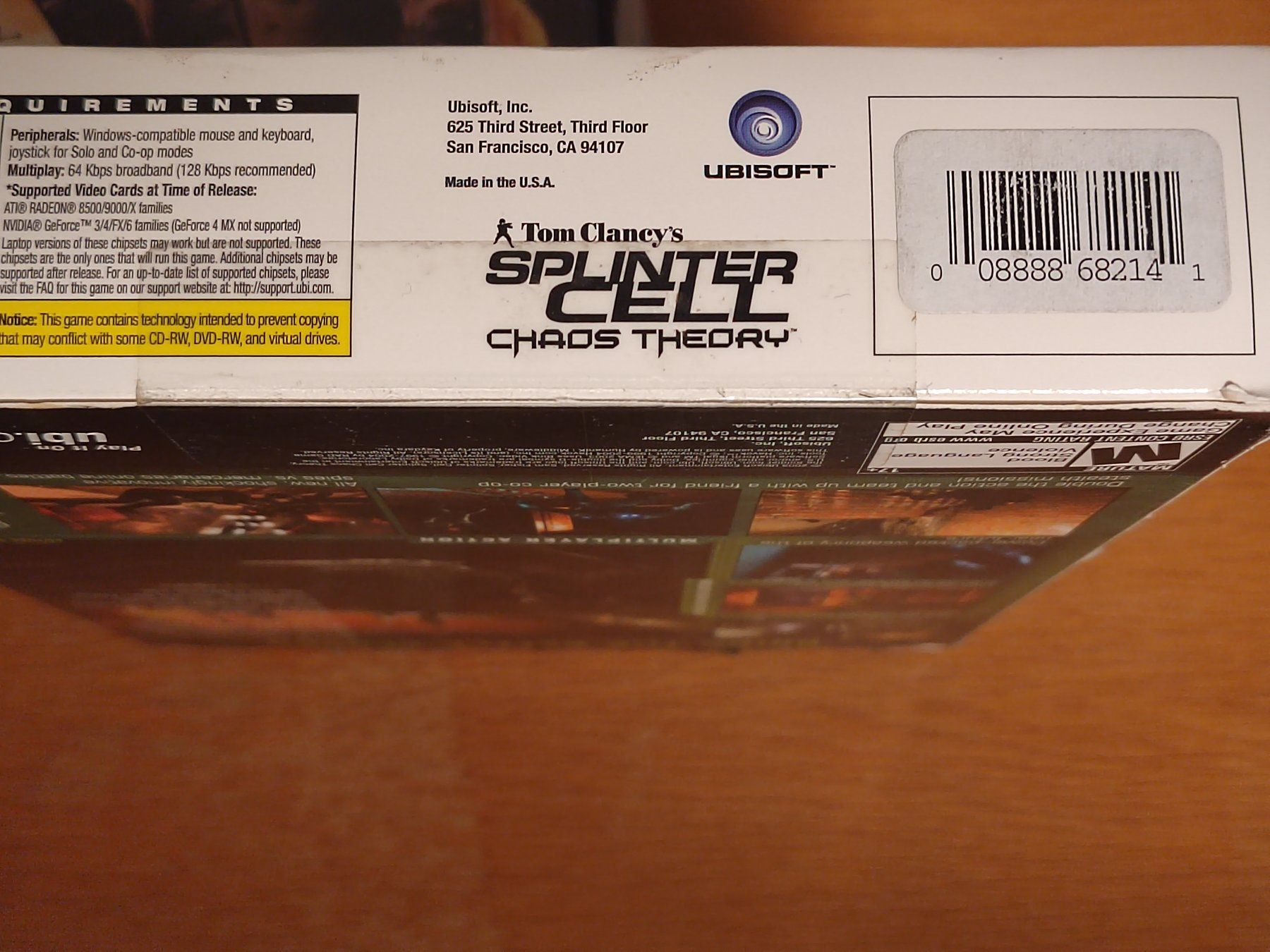 Giochi: Splinter Cell Chaos Theory PC 2005 US True Big Box Very Rare – Usato da Fribourg venduto da Nooky 2