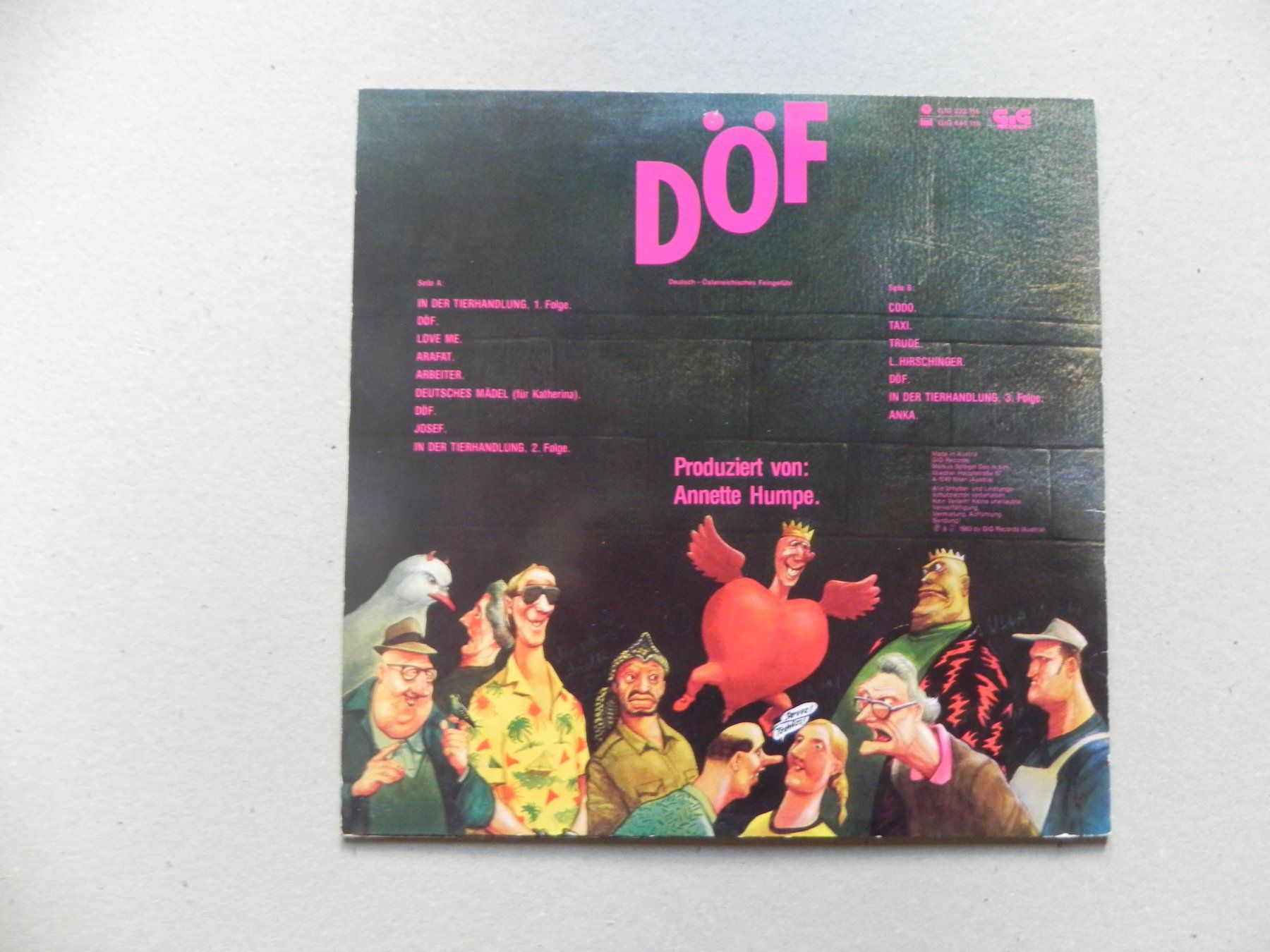Dischi in vinile: LP Deutsch Ostereich Döf 1983 mit Hit Codo aus der Ferne ... – Usato da Siebnen venduto da krimsie 1