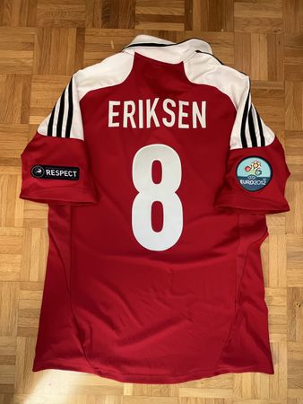 Original Eriksen Dänemark Euro 2012 Trikot M
