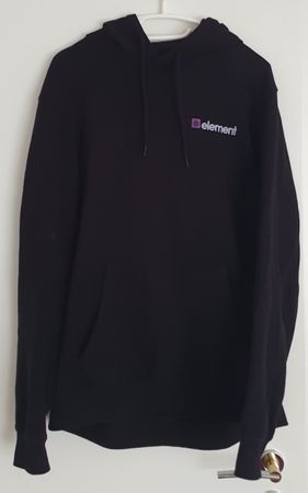 Hoodie Element Noir, Taille L.
