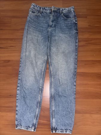 Jeans Damen Mom Fit verwaschen Grösse 38 guter Zustand
