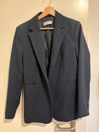 Mango Navy Blazer Size L