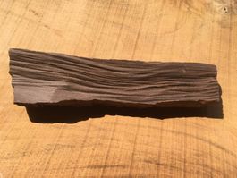VERSTEINERTES HOLZ MIT QUARZKRISTALLEN