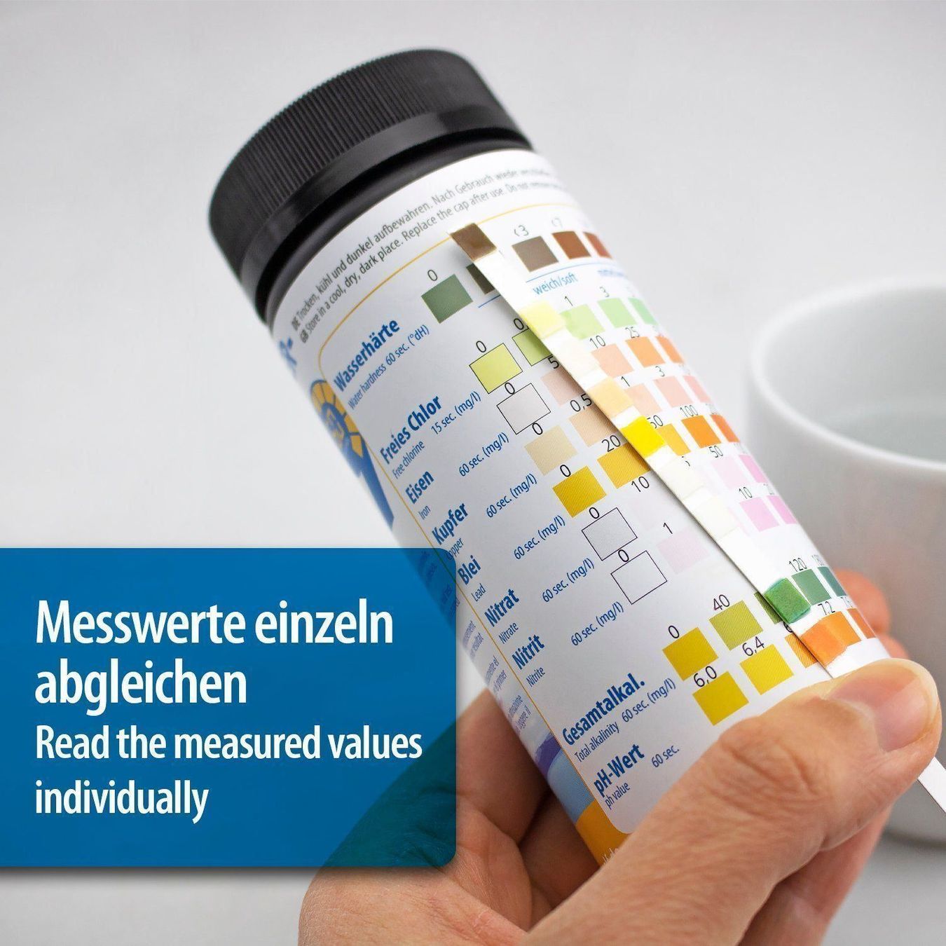 Messen: Wasserteststreifen 9 in 1, Wassertest – Neu und originalverpackt aus Steinmaur von umweltcheck 6