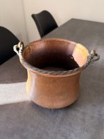 Ancien petit seau en cuivre signé A. Dannhauer, Genève