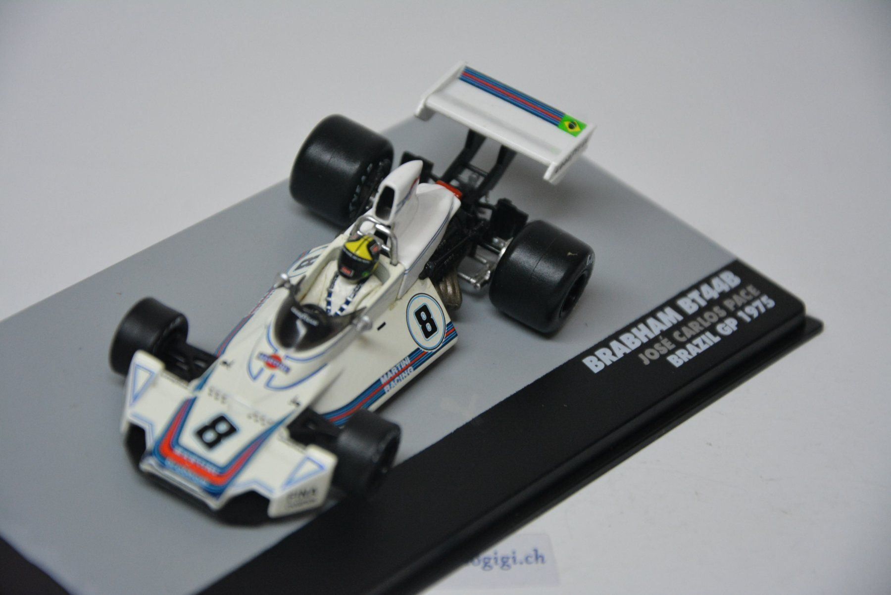 Martini Modellini d'auto: Brabham BT44B  Martini G.P. 1975 , 1:43 – Nuovo e nell'imballaggio originale da Goldach venduto da Feivel9 2