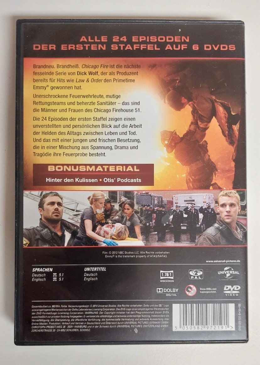 Tutti i DVDs: Chicago Fire  Staffel 1 – Usato da Konolfingen venduto da Sohonewyork 1
