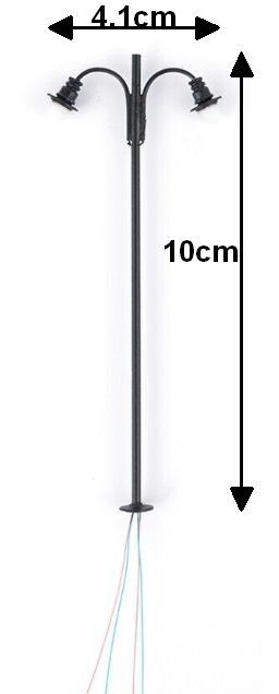 Modellini di ferrovie: LED-Laterne "St.Galler Allee" 100mm, 3/12V – Nuovo (secondo la descrizione) da Luzern venduto da Salefactory 4