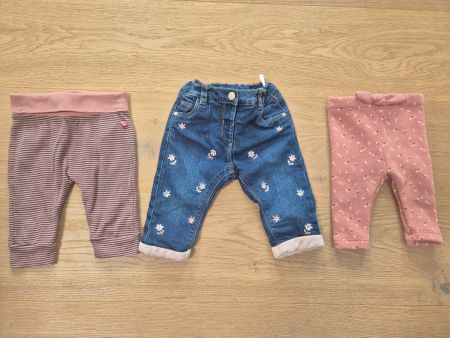 Baby Hosen, Gr. 56/ 62, blau, rosa