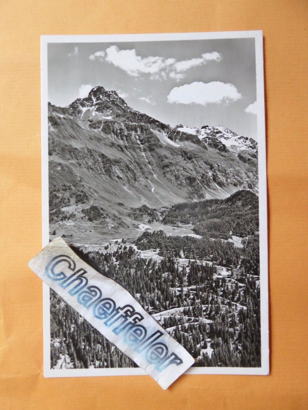 Ansichtskarten: 672 Maloja - Pass, Serpentinen. – Gebraucht aus Zürich von Chaeffeler