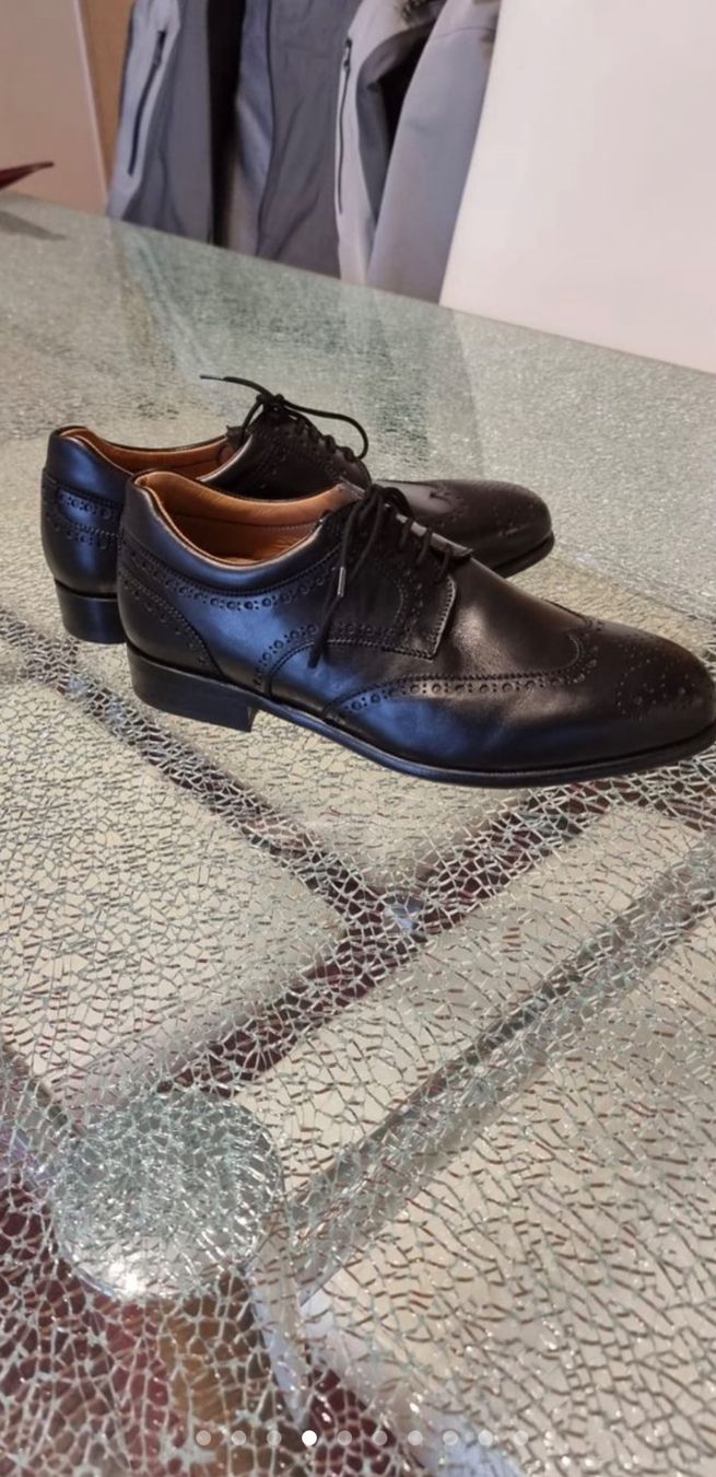 Scarpe da uomo: Risch Schuh Derby Eugenio in Nero Gr.6 / Gr. 40 – Usato da Chur venduto da spicebone 6