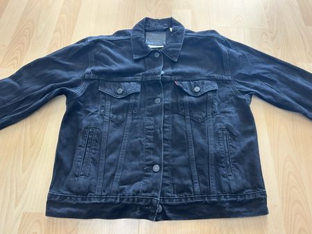 Levi's Premium Jeans Jacke Schwarz, Grösse M, Top Zustand! (
