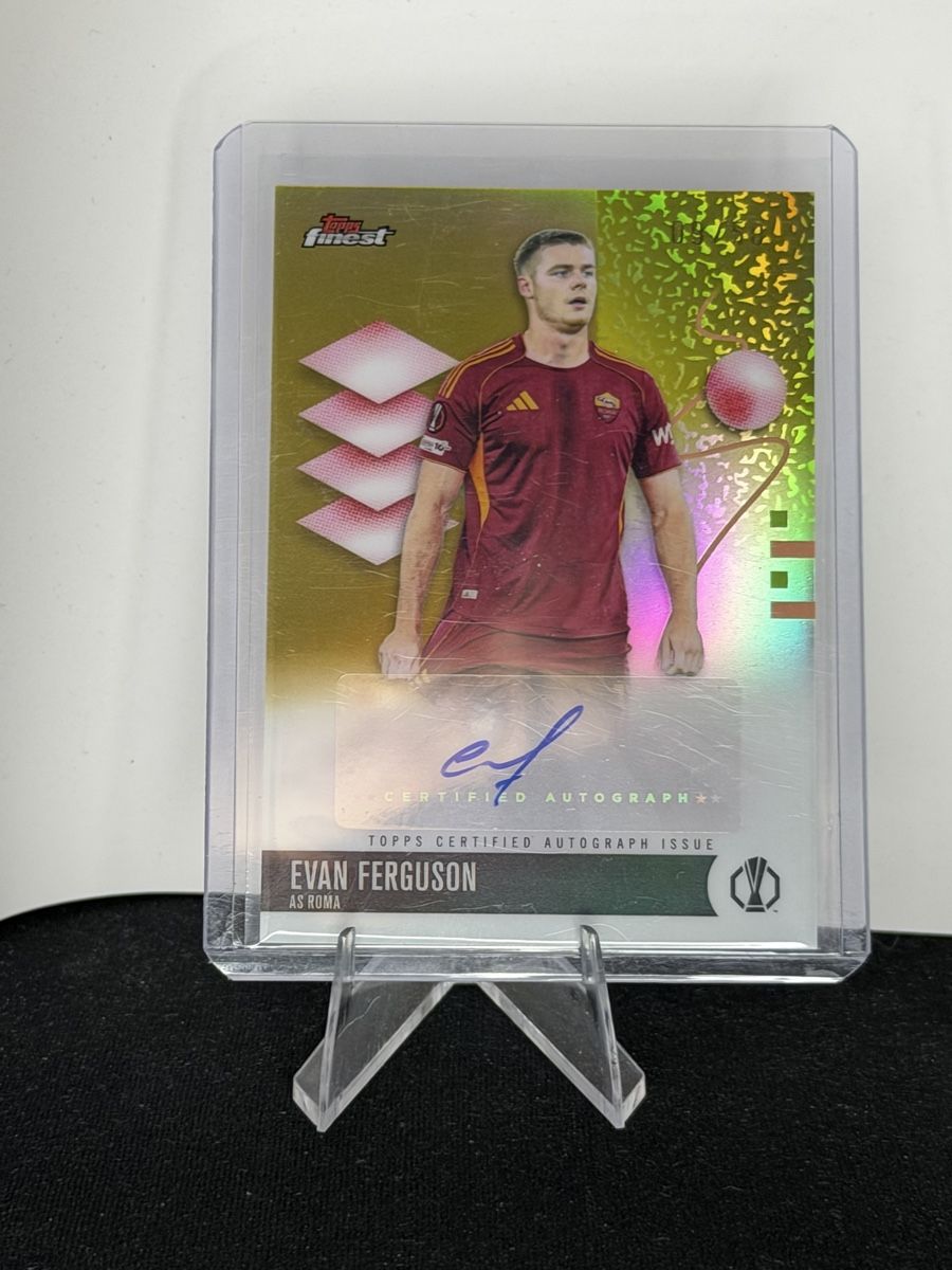 Topps Sammelbilder & Trading cards: Topps Finest Evan Ferguson autograph /50 AS Rom – Neu (gemäss Beschreibung) aus Romanshorn von Paydaycards