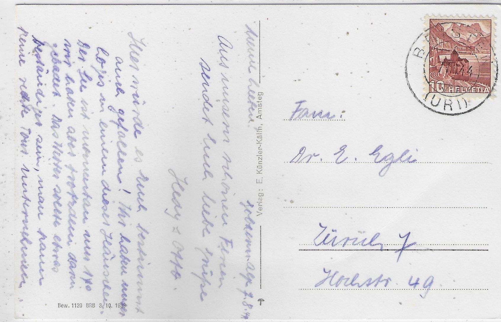 Cartoline postali: Maderanertal: Golzern, Golzernsee – Usato da Ettingen venduto da Kartenplanet 1