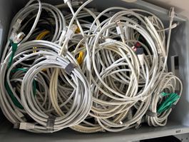 Patchkabel assortiert ca. 500 Stk.