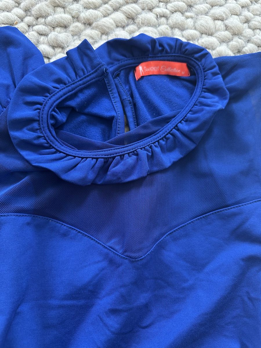 Tops: BLAUES OBERTEIL MIT MESH-EINSATZ – Neu (gemäss Beschreibung) aus Schaffhausen von rot_yyy7 2