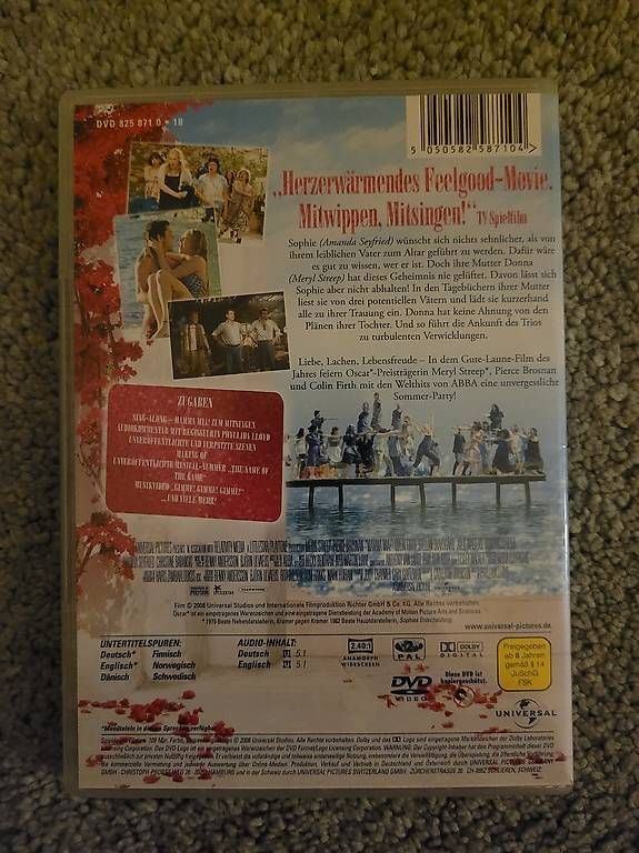 Tutti i DVDs: Mamma Mia! Dvd – Usato da Uster venduto da cha_xv85 1