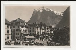AK ca.1920 Grindelwald Sehr belebt vor Hotels 😍