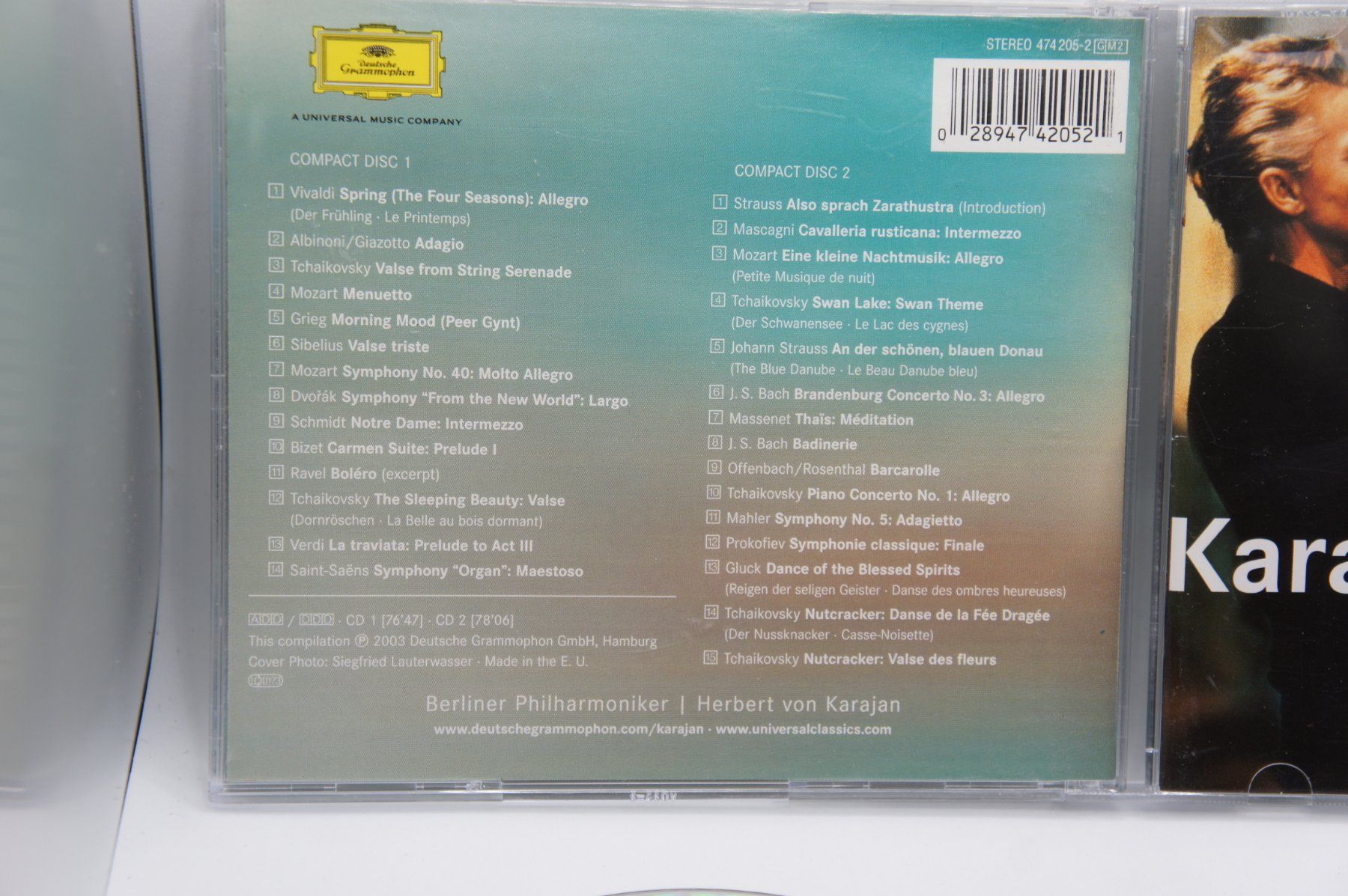 CD: rare 2 CD Karajan Forever: The Greatest Classical Hits – Usato da Ernetschwil venduto da luisvonerni 1