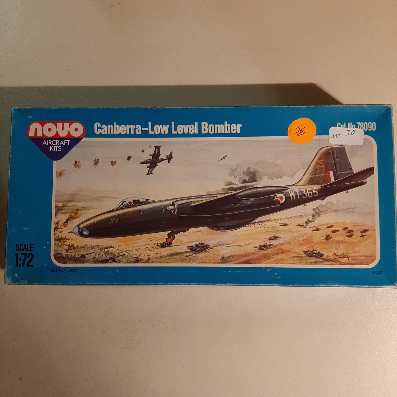 Kit di modellismo & Modellini statici: 2140 ... E.E. Canberra B 2 ... Novo 78090 – Usato da Bonstetten venduto da Benibanny59