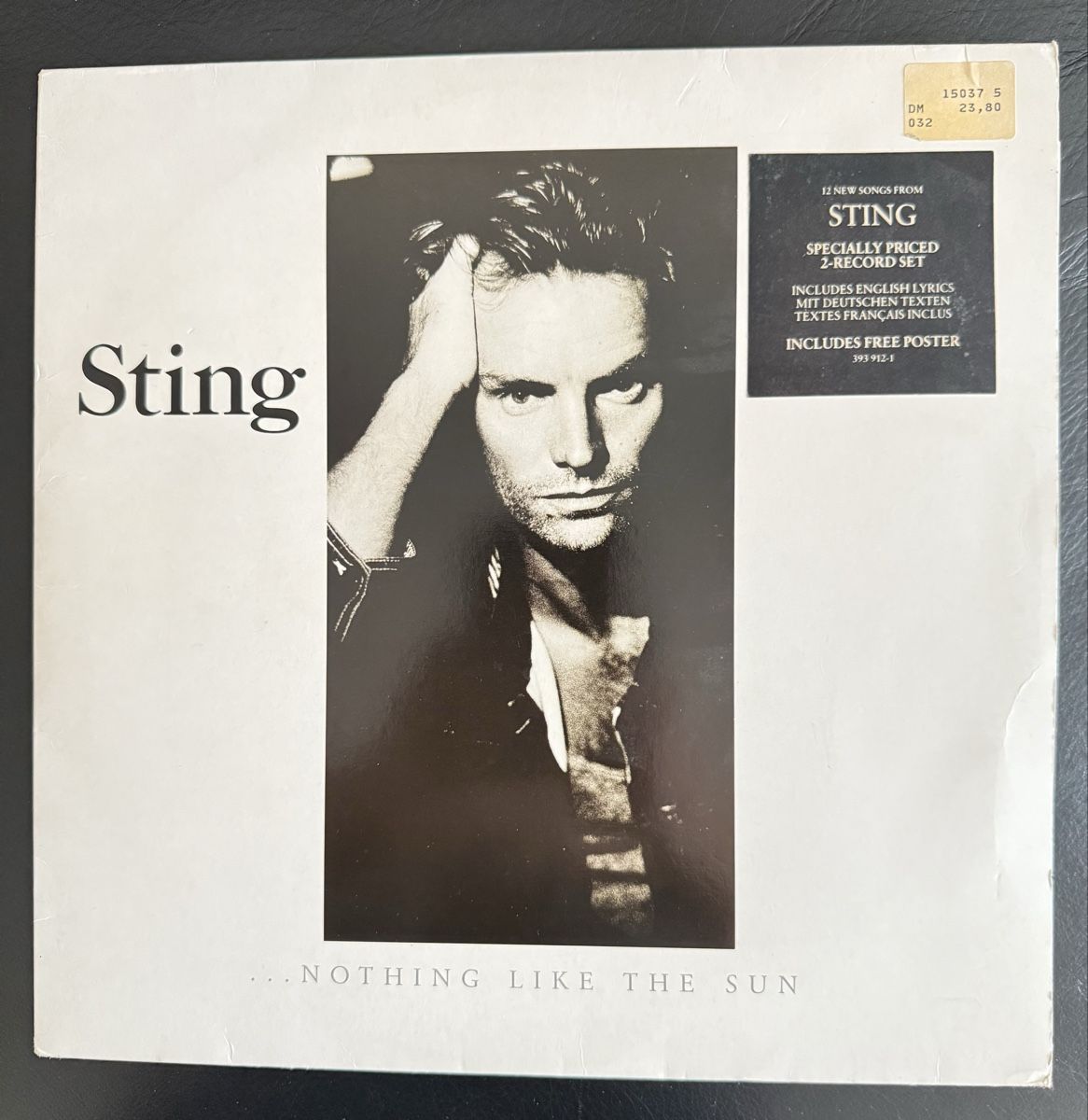 Dischi in vinile: Sting Nothing Like The Sun 2LP Poster 1987 – Usato da Goldach venduto da Messerguru