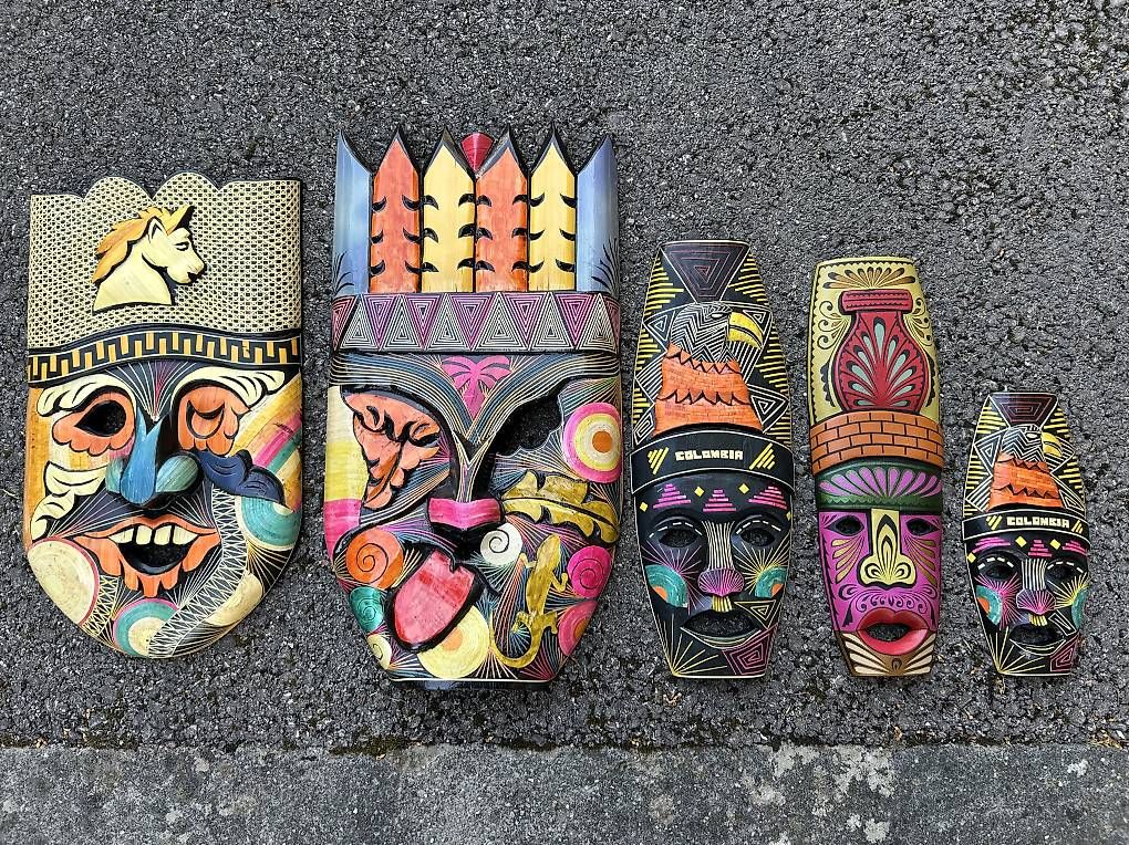 Maschere: Masques Colombien – Nuovo e nell'imballaggio originale da boudry venduto da jul_sv92