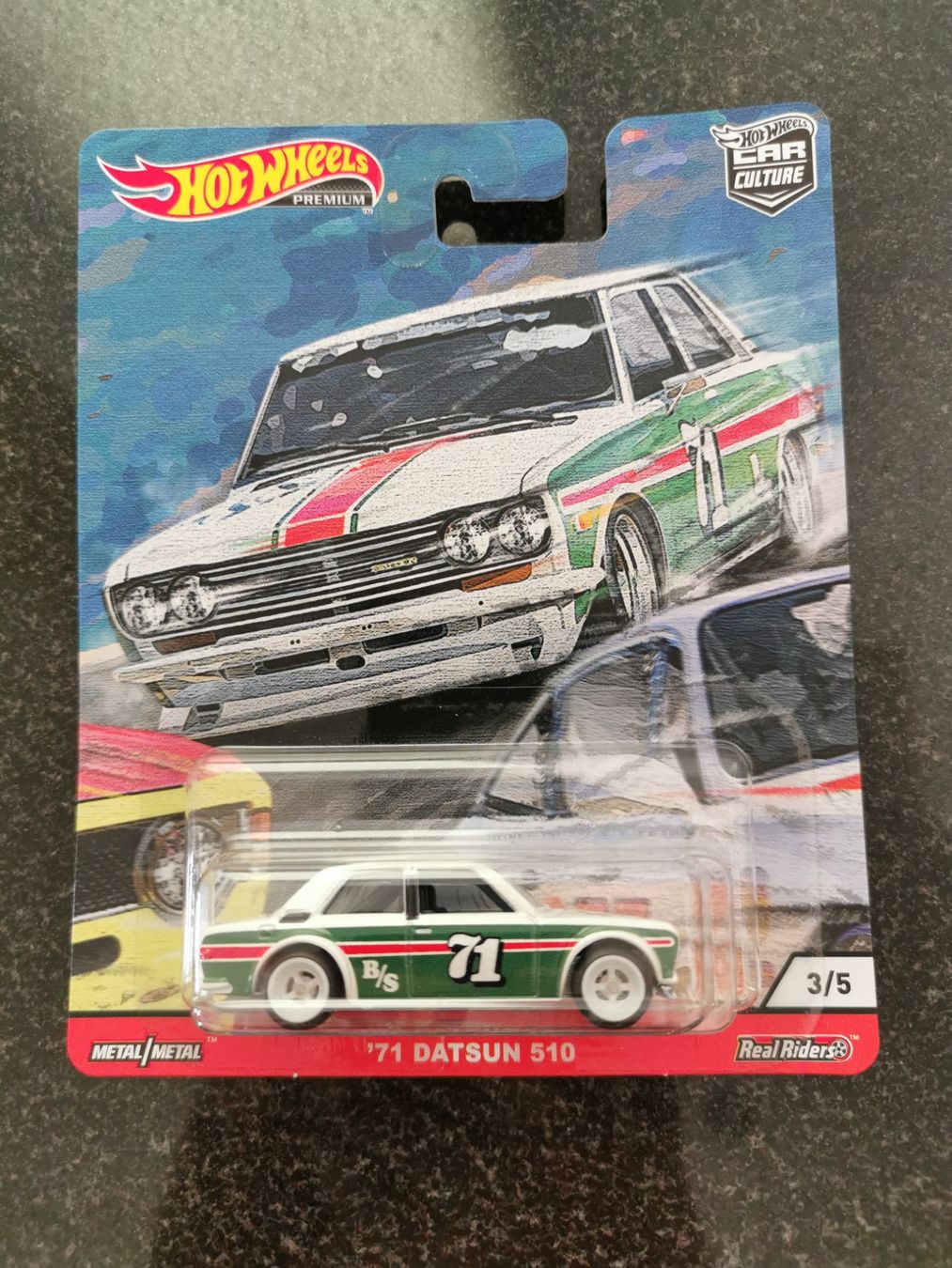 Hot Wheels Modellautos: Hot Wheels Premium 71 Datsun 510 – Neu und originalverpackt aus St.Gallen von Tamal0204