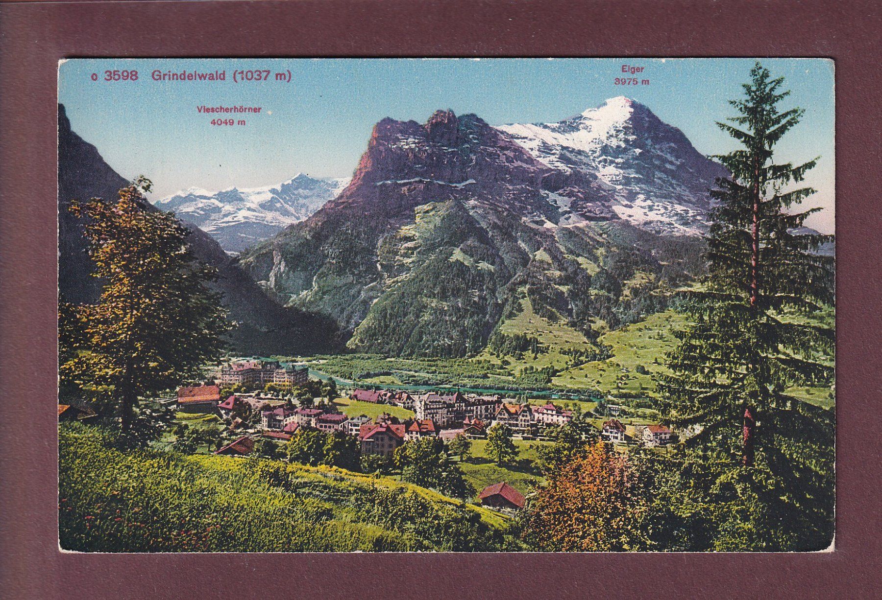 Ansichtskarten: GRINDELWALD – Gebraucht aus Pully von nicecards