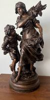 Auguste Moreau Bronze Mutter-Kind 68cm - MEISTERWERK