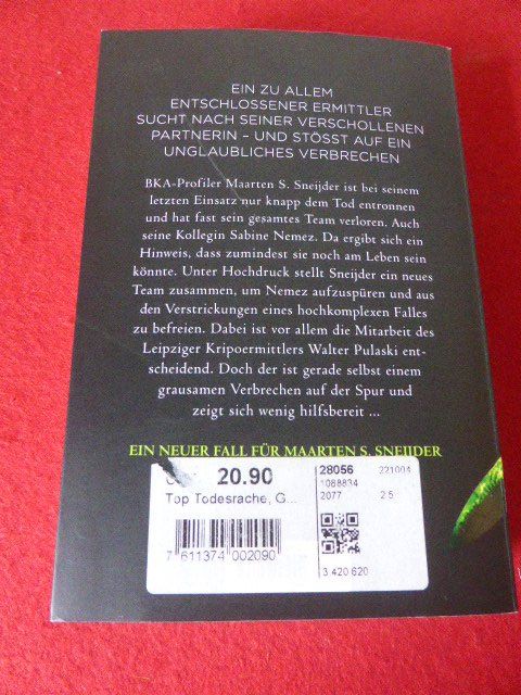 Livres: Buch Todesrache von Andreas Gruber – D'occasion à Hitzkirch par kleinerbaer01 2