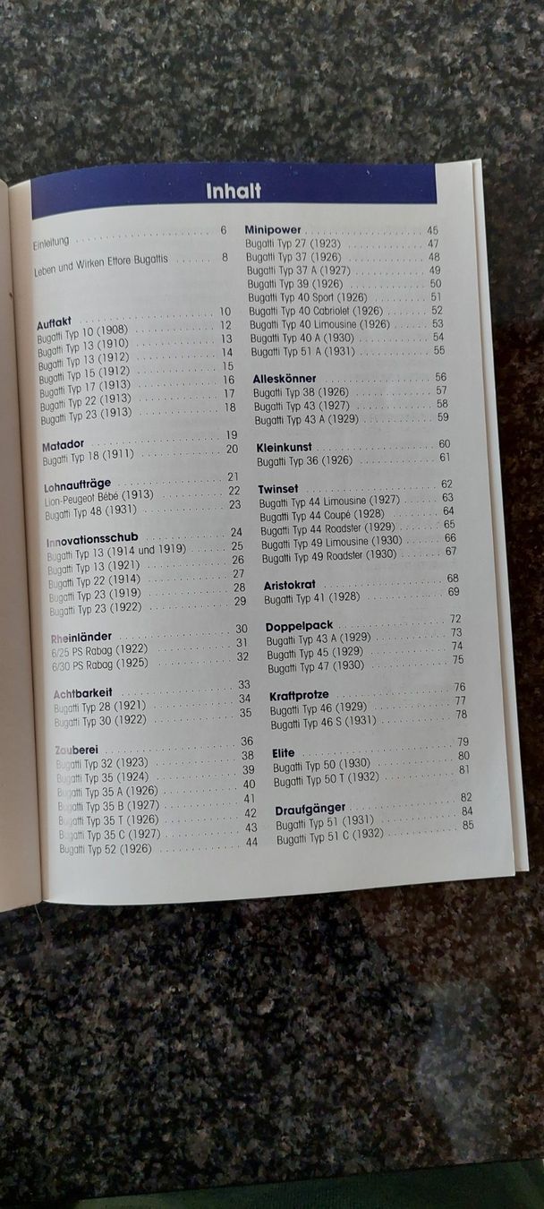 Libri: Bugatti Buch – Usato da Gossau SG venduto da Marc1. 6