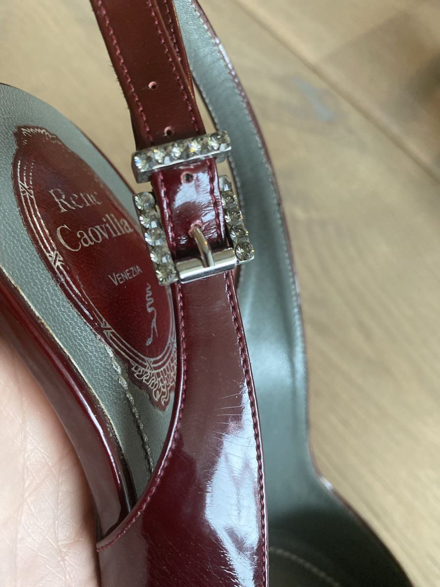 René Caovilla Scarpe da donna: Rene Caovilla Burgundy Pumps EU 38,5 – Usato da Wallisellen venduto da laz_9wsc 4