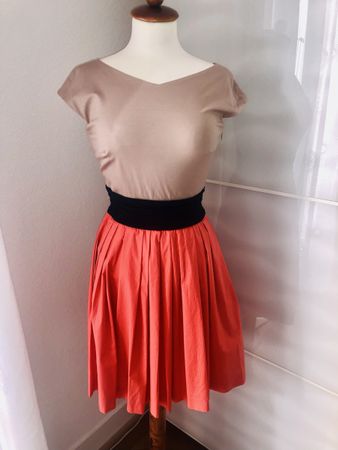 Robe d'été Paule Ka T38 corail élégante 💃