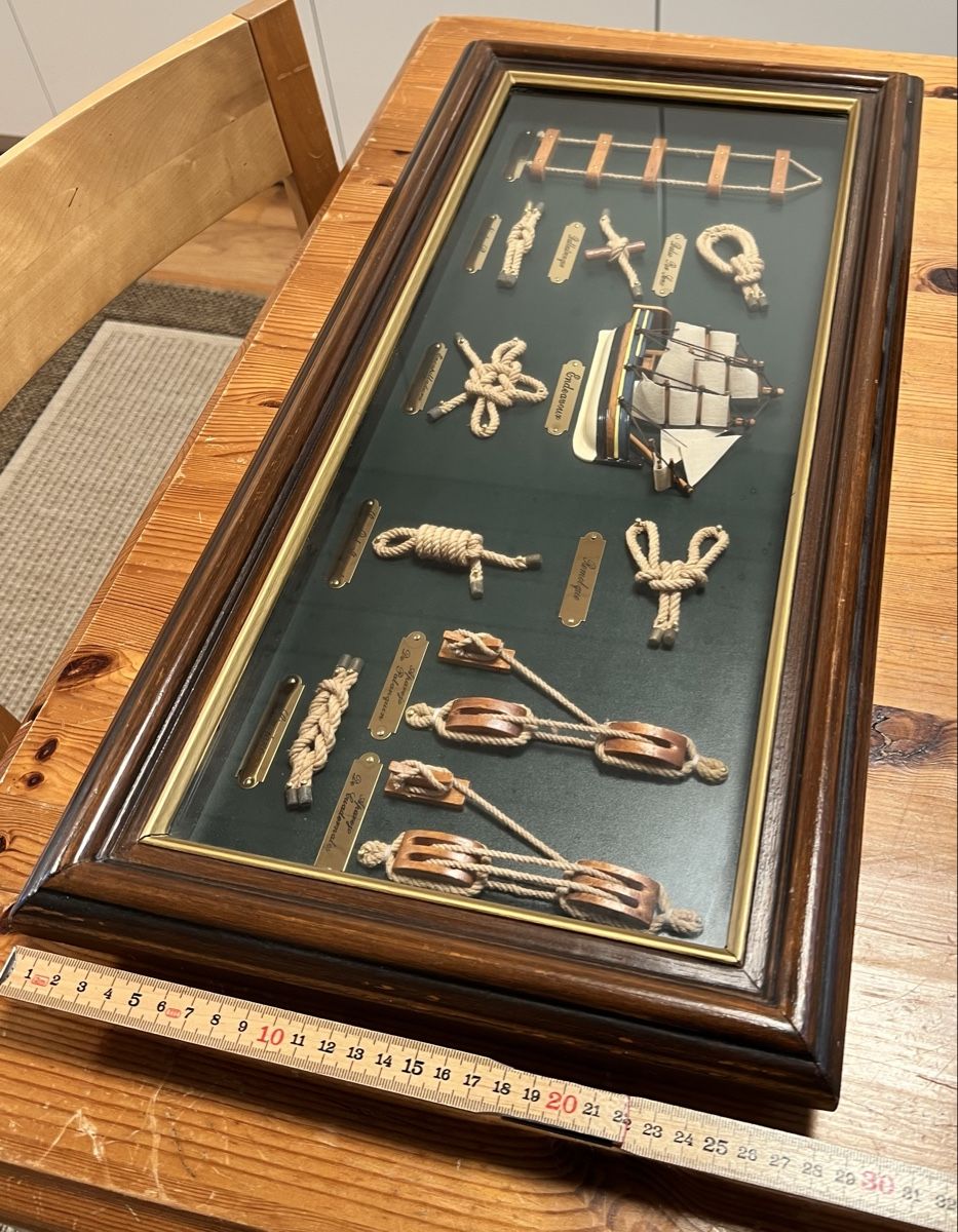 Foto & Immagini: Knotentafel Schiffsbild Marine – Usato da Sevelen venduto da Ritiplampi 2