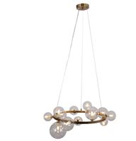 RICHMOND INTERIORS** Chandelier Yosie brushed gold
