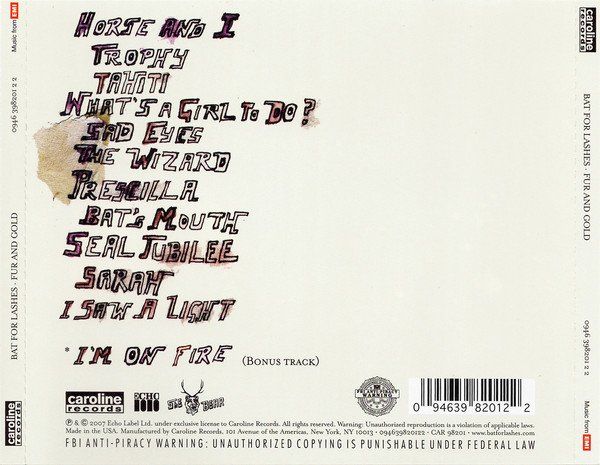 CD: Bat For Lashes - Fur and Gold (Mit Bonustrack!) – Usato da Uzwil venduto da visions77 1
