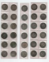 (355) 54 x 1 Franken Serie, 1875-1967, komplett ohne 1896